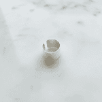 Anel Ajustável Minimalista Banhado em Prata 925