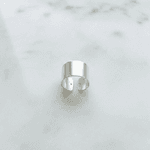 Anel Ajustável Minimalista Banhado em Prata 925