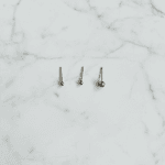 Trio de Brincos Bolinha Clássico em Aço Inox Prata