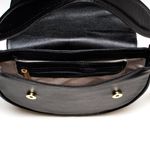 Bolsa Feminina de Ombro em Couro Preto