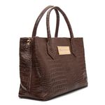 bolsa croco chocolate 