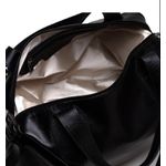 Bolsa Média Couro Legítimo Preto Espaçosa Tiracolo Ombro ou Transversal Reforçada