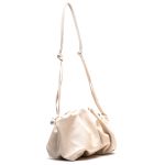 Bolsa Feminina Off White Pequena em Couro Alta Qualidade Moda Tendência Nuvem