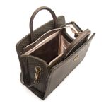 bolsa trice couro verde