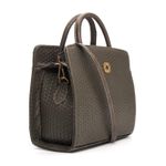 bolsa trice couro verde