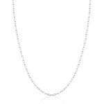 Corrente Veneziana Aberta 2mm 50cm Prata 925