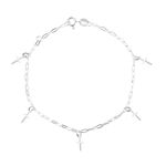 Pulseira Cruzes Prata 925