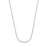 Colar Corrente Cordão Baiano 2,5mm 45cm Prata 925
