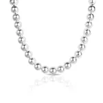 Choker Esferas 8mm Prata 925