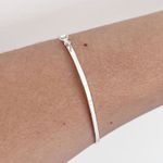 Bracelete Fio Quadrado 2mm Prata 925