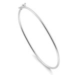 Bracelete Fio Redondo 1mm Prata 925