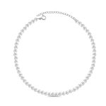Pulseira Pérolas 4mm Prata 925