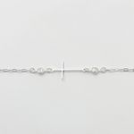Pulseira Cruz Zirconias Prata 925