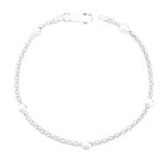 Pulseira Pipoca Bolinha 5mm Prata 925
