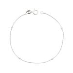 Pulseira Fio Bolinha Prata 925