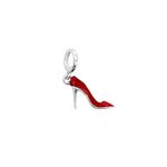 Berloque Sapato Vermelho Prata 925