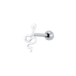 Piercing de Furo Serpente Prata 925