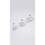 Brinco Argolinha Cravejada Duda Cristal P 0,9cm Prata 925