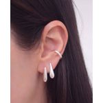 Piercing Pressão Liso I Prata 925