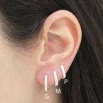 Brinco Argolinha Oval Mari P 1cm Prata 925