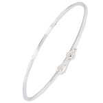 Choker Aro Liso Fio Quadrado Prata 925
