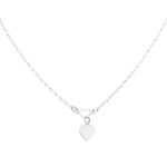 Choker Pingentes Corações Lisos Prata 925