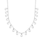 Choker Medalhas Abauladas Prata 925