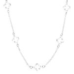 Choker Trevos Vazados Prata 925