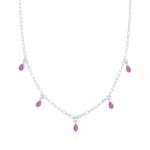 Choker Gotinhas Color Prata 925