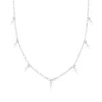 Choker Pingentes Cruz Prata 925