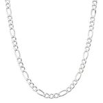 Corrente Masculina 3x1 4mm 60cm Prata 925