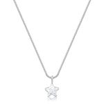 Colar Ponto De Luz Estrela Prata 925