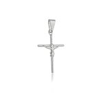 Pingente Crucifixo Cristo 2,7cm Prata 925 