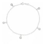 Pulseira Elo Português Zirconias Prata 925