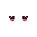 Brinco Infantil Minnie Prata 925