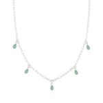 Choker Gotinhas Color Prata 925