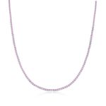 Choker Riviera Color 1,5mm Prata 925