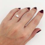 Anel Solitário Charlotte Prata 925