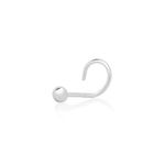 Piercing de Nariz Bolinha 2mm Prata 925