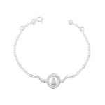 Pulseira Infantil Nossa Senhora Prata 925