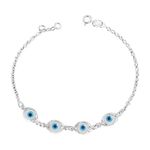 Pulseira Olho Grego Prata 925