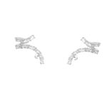 Brinco Earcuff Zirconias Prata 925