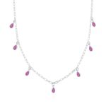 Choker Gotinhas Color Prata 925