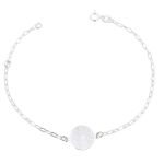 Pulseira Medalha Pai Nosso Prata 925