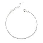 Pulseira Riviera Corrente 1,5mm Prata 925