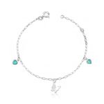 Pulseira Borboleta Cristais Prata 925