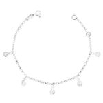 Pulseira Zircônias Cristal Prata 925 