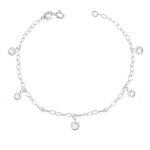 Pulseira Pontos de Luz Cristal Prata 925 