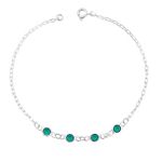 Pulseira 4 Pontos de Luz Color Prata 925