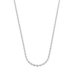 Colar Corrente Cordão Baiano 40cm 2,5mm Prata 925